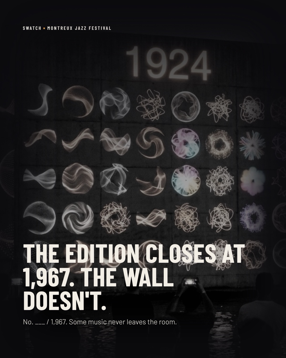 Final call ad: the edition closes at 1,967, the wall does not