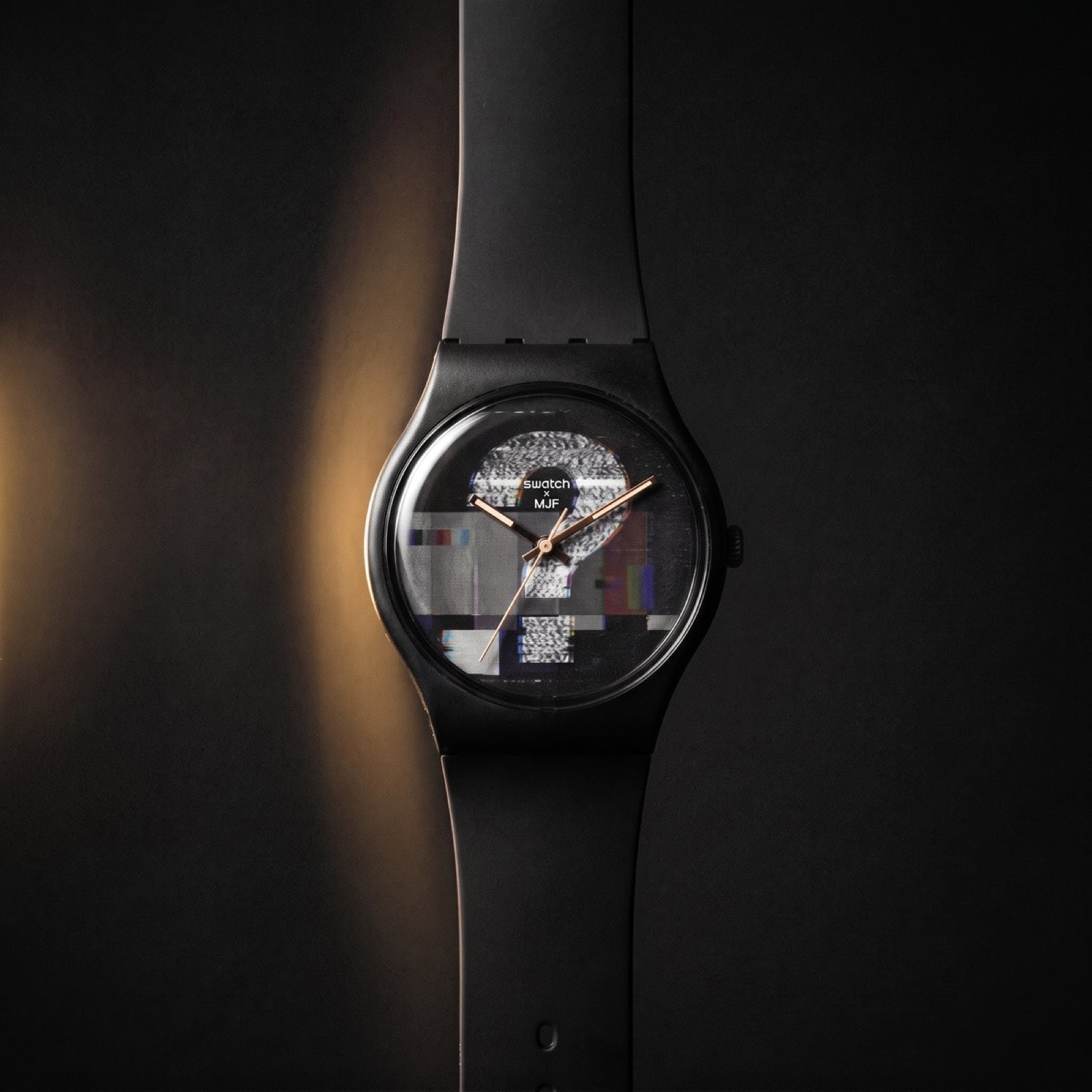 The watch in amber light